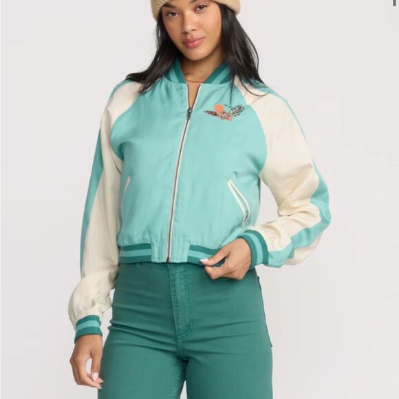 Billabong Dream Vacation Embroidered Bomber Jacket - Picture 5 of 10